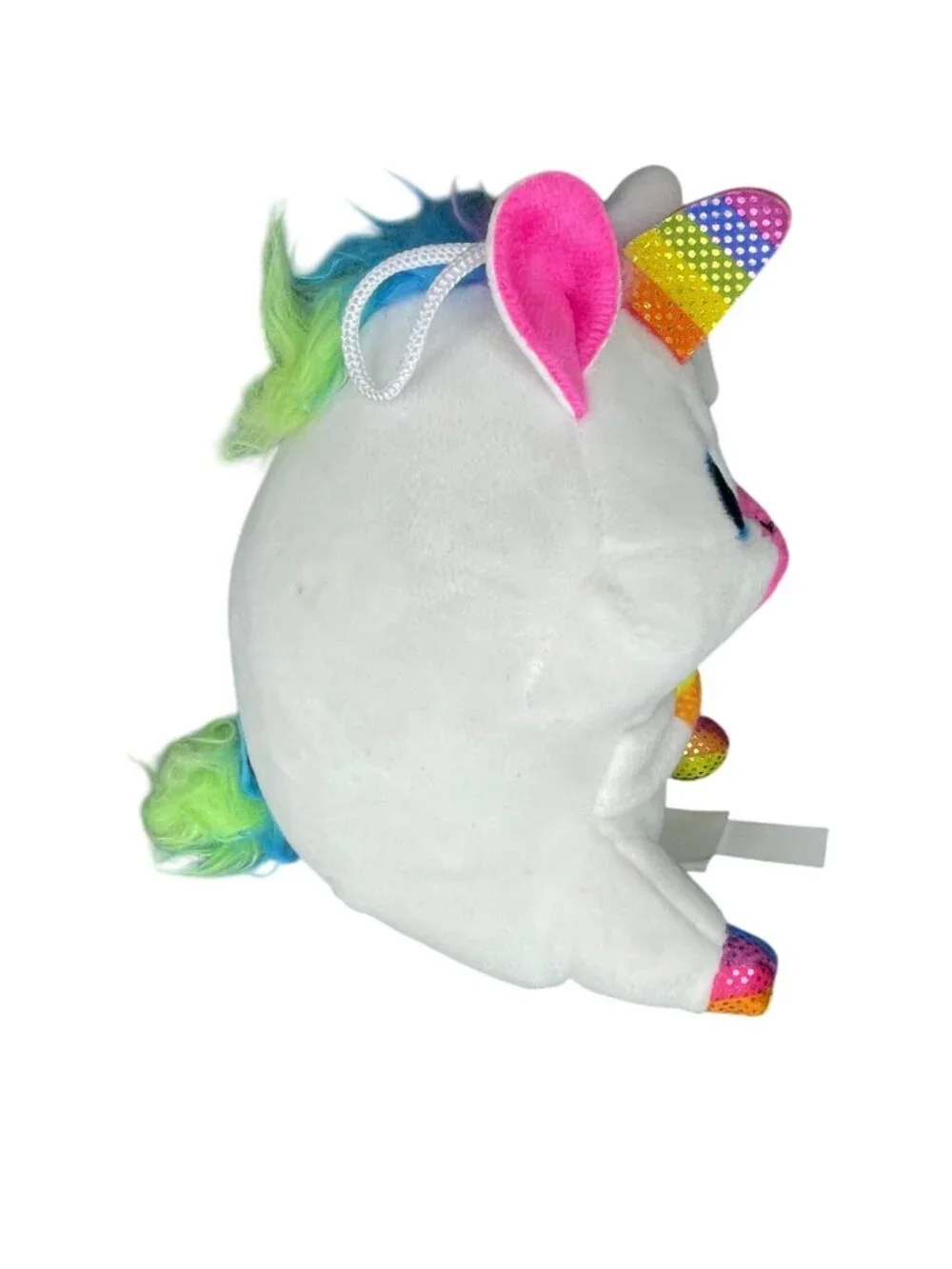 Belly Buddies Rainbow Unicorn Plush Toy 8